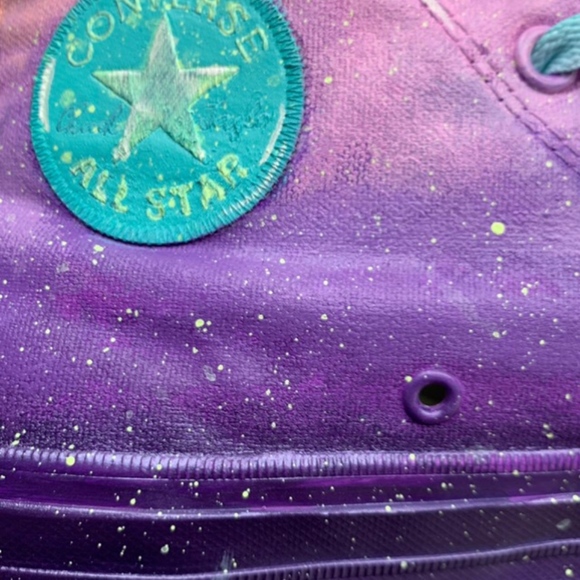 Converse Sneaker Customs "Space Cadet" W10 M8.5 - Picture 5 of 6